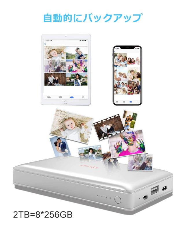 Apple Mfi認定 PSE認証 2048G 10000mAhモバイルバッテリーiPhone16対応