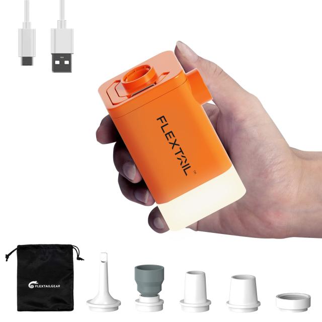 FLEXTAILGEAR - MAX PUMP2 PLUS持ち歩けるエアポンプ 4800mAH電池内蔵