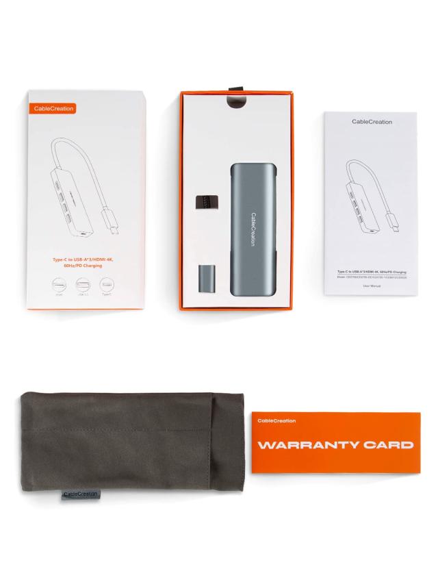 USB C ハブ 8K HDMI,CableCreation 6-in-1 Type-c LAN HDMIポート 1Gbpsイーサネットポート 100W PD充電 USB3.0 iPhone15,iPhone15Pro Max,MacBook Air Pro iPad | USB C ハブ 8K HDMI,CableCreation 6-in-1 Type-c LAN HDMI