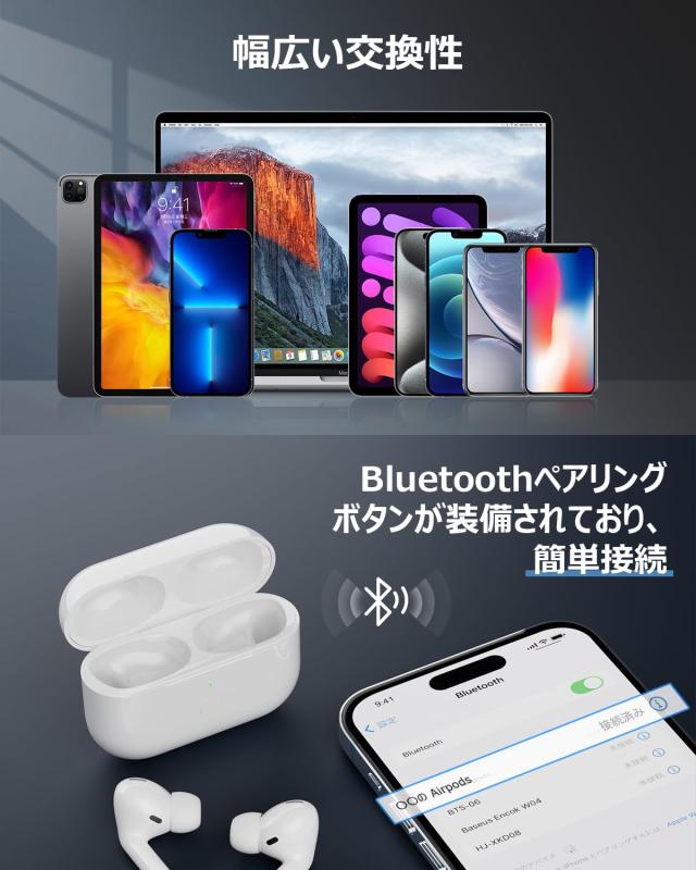 【すこブルドッグ 様】AirPods Pro 第一世代　充電ケース付 Amazon | Podick 充電ケース、Airpods Pro 第1世代&第2世代との