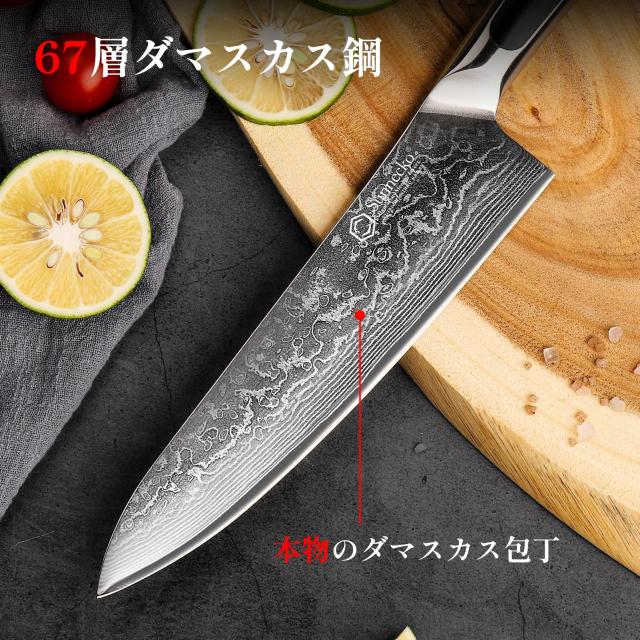 牛刀 包丁 ダマスカス VG10 67層 200mm ステンレス ほうちょう