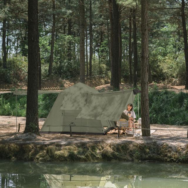 Naturehike ワンタッチ テント 3人用/4人用 UPF50+ パークテント