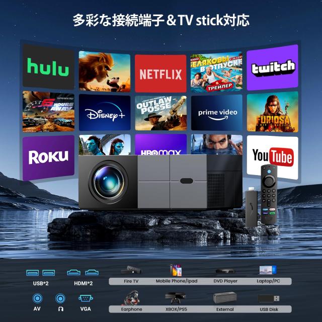 令和6年11月最新電動フォーカス＆低騒音＆100”スクリーン付き＆家庭用