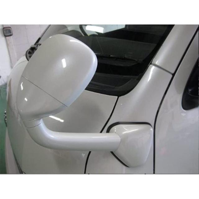 Ranzek 車 サイドミラー アンダー トヨタ ハイエース 200系 用 フロント アシスタント ミラー ホワイトパールクリスタルシャイン_1