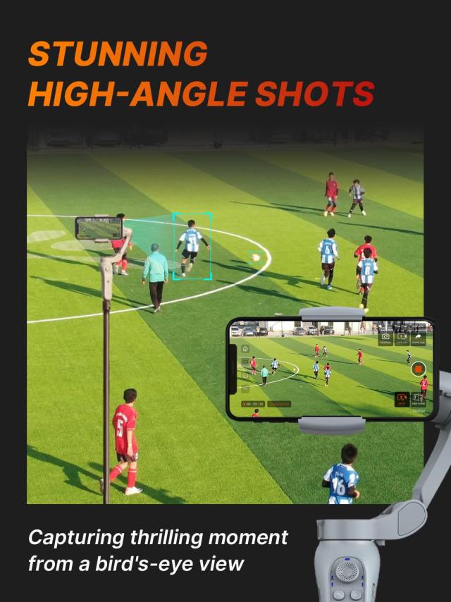 XbotGo AIスポーツジンバル：バスケットボールとサッカー録画