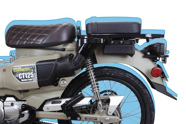 スペシャルパーツ武川(TAKEGAWA) ローダウンリアショックアブソーバー 25mmダウン レッド 2本セット クロスカブ/CT125 06-04-0157