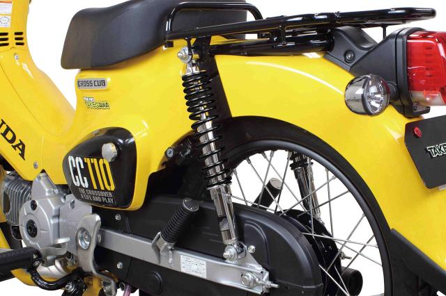 スペシャルパーツ武川 (TAKEGAWA) ローダウンリアショックアブソーバー 25mmダウン ブラック 2本セット クロスカブ/CT125 06-04-0160_1