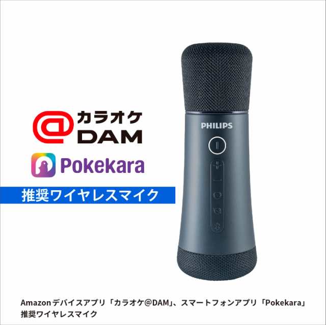 独特な PHILIPS フィリップス Bluetooth スピーカー搭載 カラオケ用 配信機器・PA機器・レコーディング機器