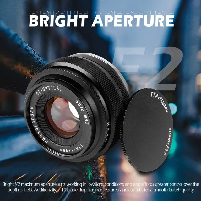 TTartisan 50mm F2 フルサイズ マニュアルフォーカスレンズ ニコンZ