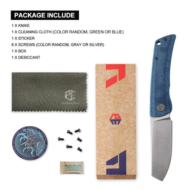 Petrified fish PFE05 Flavorist 折りたたみナイフ3.15インチK110