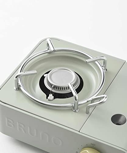 BRUNO ブルーノ カセットコンロ ミニ キャンプ ガス 焼肉 アウトドア 千石 小型 防災 用品 震災 備え かわいい おしゃれ アイボリー BOE0_5