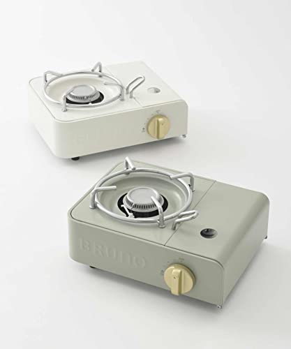 BRUNO ブルーノ カセットコンロ ミニ キャンプ ガス 焼肉 アウトドア 千石 小型 防災 用品 震災 備え かわいい おしゃれ アイボリー BOE0_6