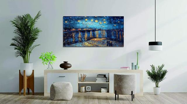 【特価商品】絵画 星月夜 ゴッホ ポスター 装飾画 ゴッホ 複製画 キャンバス絵 楽天市場】絵画 星月夜 ゴッホ ポスター 装飾画 ゴッホ 複製画