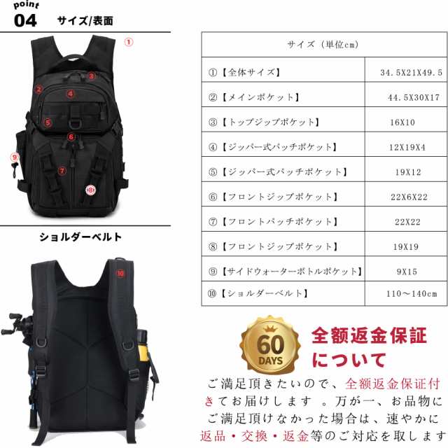 HAKAWAFLY 釣り リュック 大容量 釣り バッグ 5way フィッシング