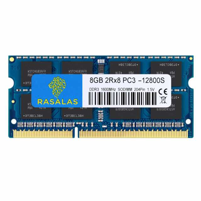 16GB DDR3 1600MHz PC3-12800 8GB×2枚 12800S ノートPC用メモリ SODIMM RAM CL11 204Pin  Non-ECC 電圧1.5V 両対応の通販はau PAY マーケット - 36Shopkt 送料無料 | au PAY マーケット－通販サイト