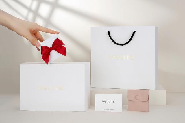 FANCIME] ダイヤモンド K14 ホワイトゴールド ネックレス