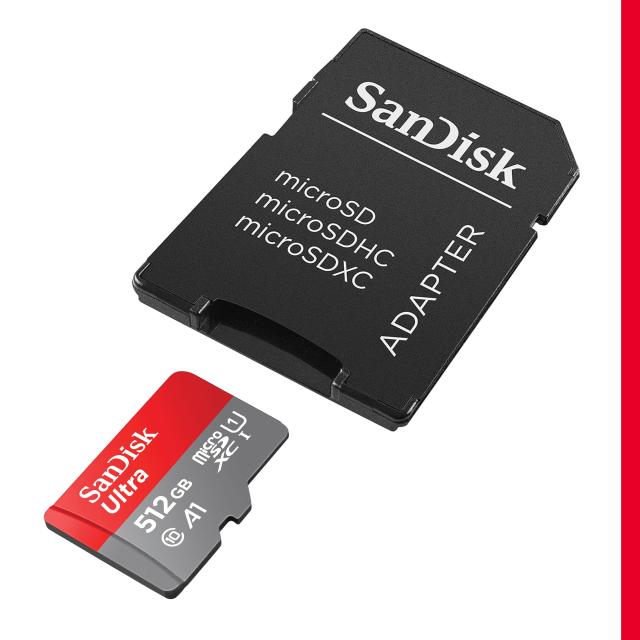 SanDisk SDSQUAC-512G-GN6MA 512GB Ultra MicroSDXC 150MB s SDアダプター ブラック_1