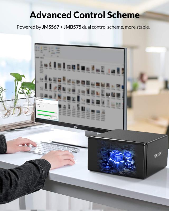 ORICO 3.5インチ HDDケース Type C接続 ドライブケース 磁気吸着