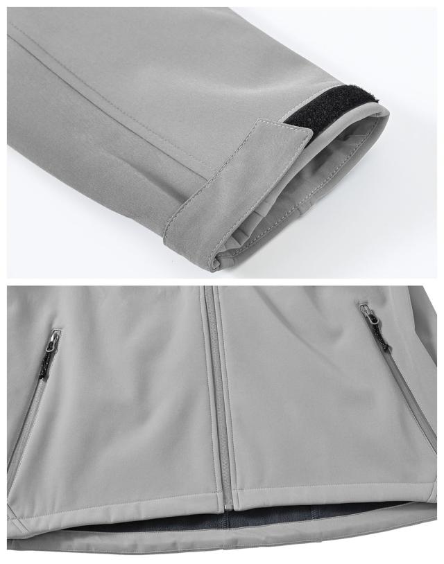 Gopune] メンズ ソフトシェルジャケット アウトドアウェア 保温 登山着