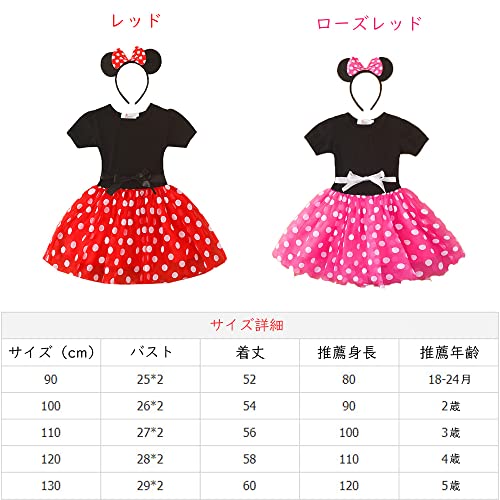 MUXIU] ミニー 女の子 ハロウィン ミニーちゃん 仮装 子供 可愛い 人気 
