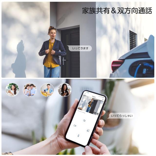 Ctronics 防犯カメラ 屋外 セット 5GHzWiFi 2.5K 4MP AI検知 自動追尾 24時間録画 スマホ・PC遠隔操作 ONVIF/NVR/NAS対応 プリセット機能