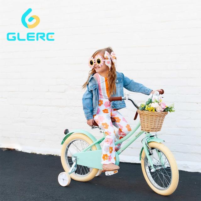 Glerc】Little Molly 女の子子供用自転車 可愛いキッズバイク 乗り練習