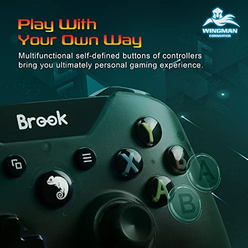 Brook Wingman PS2 Converter ウィングマンPS2 コンバーター PS2/PS/PS Classicゲーム機に対応 コントローラー変換アダプター スーパーコ_7