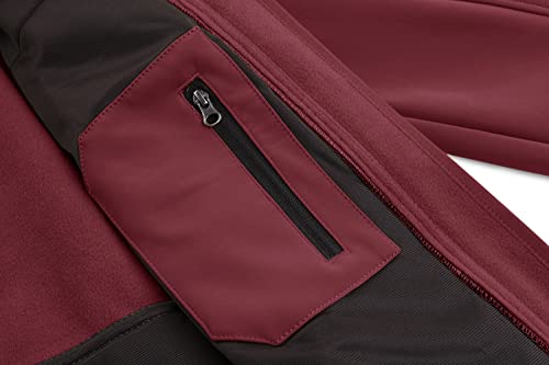 KEFITEVD] ウインドブレーカー メンズ 登山 大きいサイズ 防寒着