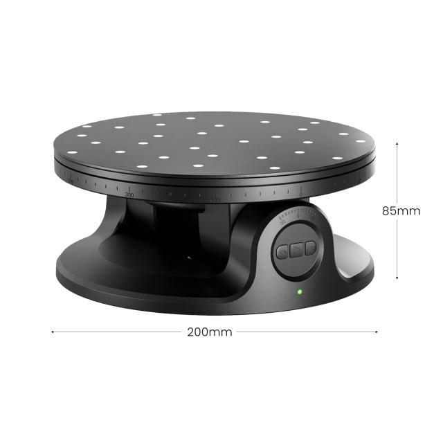 Revopoint 2軸ターンテーブル 「MINI/POP3/POP2/POP/RANGE 3Dスキャナー用」 A230 回転台 水平360° 垂直±30° Bluetooth接続 3Dスキャ