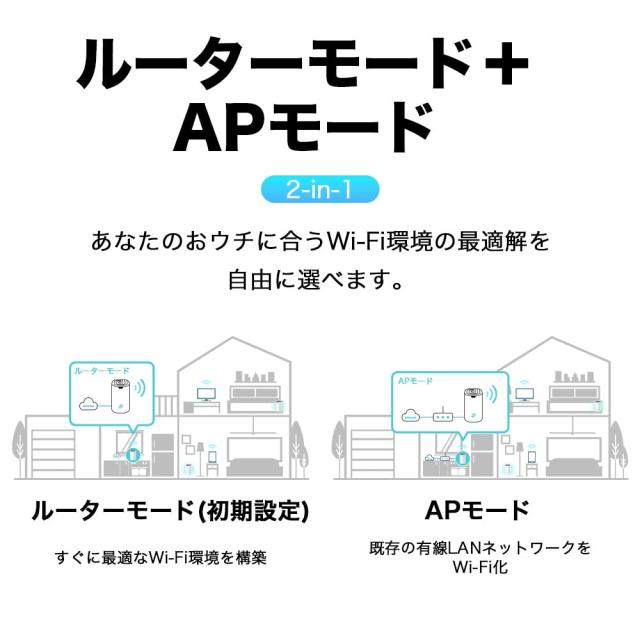 TP-Link メッシュ Wi-Fi システム 無線LAN AC1900 1300+600Mbps WiFi ルーター デュアルバンド 中継器 Deco S7 1ユニット ホワイト_5