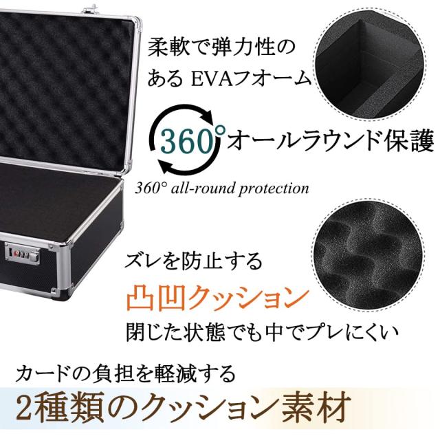 076D17 マグネットローダー アタッシュケース 2点セット 076D17 マグネットローダー アタッシュケース カード 収納 PSA