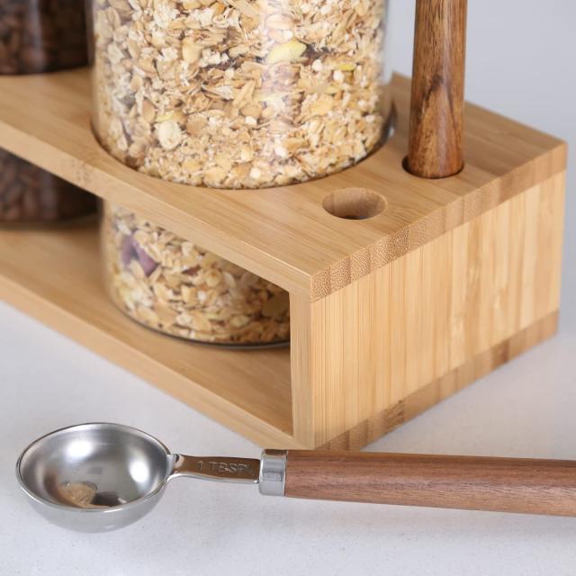 KKC コーヒー豆 保存容器 密閉 キャニスター 珈琲豆 コーヒー粉 ナッツ スナック 紅茶 食品貯蔵 砂糖 塩 小麦粉 酵母 食品類 1450ML 2個の通販は