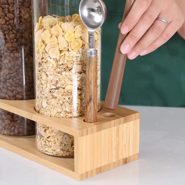 KKC コーヒー豆 保存容器 密閉 キャニスター 珈琲豆 コーヒー粉 ナッツ スナック 紅茶 食品貯蔵 砂糖 塩 小麦粉 酵母 食品類 1450ML 2個の通販は