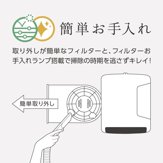 ゼピール 人感センサー付脱衣所ヒーターDWC-A1222-WH ホワイトの通販は