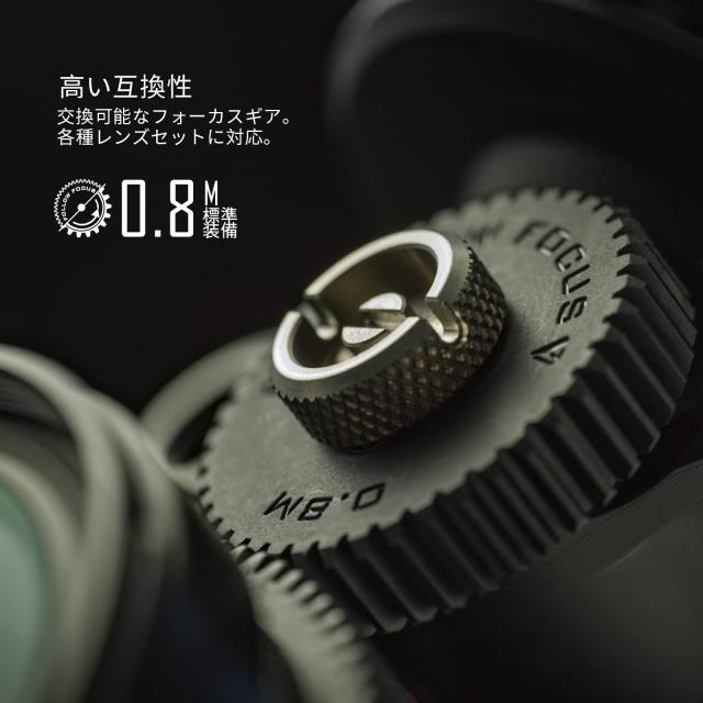 TILTA ポケット フォロー フォーカス Follow Focus A/B マーク付き、DSLR ミラーレス カメラ用レンズ ズーム コントロール、0.8mm ピッチ