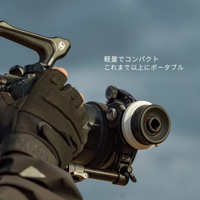 TILTA ポケット フォロー フォーカス Follow Focus A/B マーク付き、DSLR ミラーレス カメラ用レンズ ズーム コントロール、0.8mm ピッチ