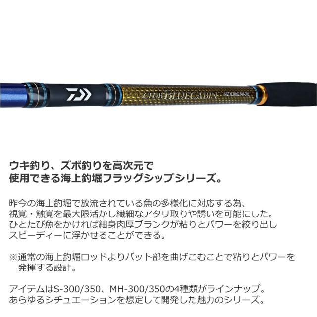 ダイワ(DAIWA) 海上釣堀 クラブブルーキャビンメタルチューン MH-350・Q ブラック_2