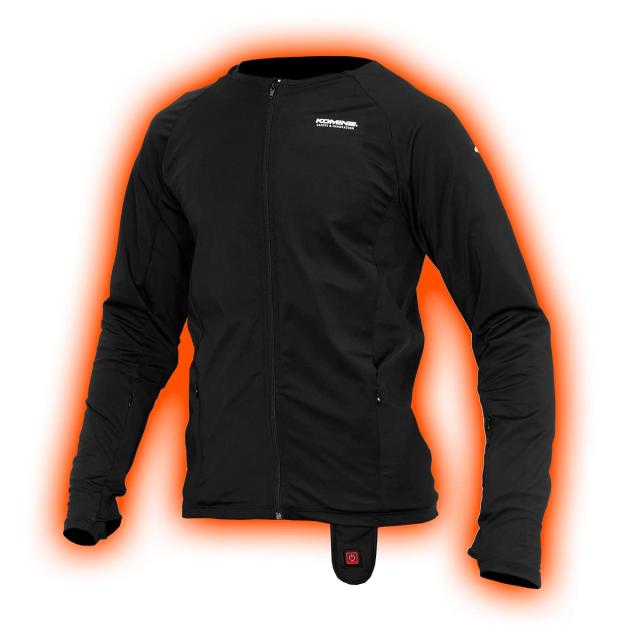 コミネの電熱インナーウェアで冬ツーリングも快適！暖かさレビュー【EK