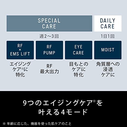 パナソニック 美顔器 バイタリフト RF 1台9役 エイジングケア 高出力RF・EMS・イオン搭載 EH-SR85-K