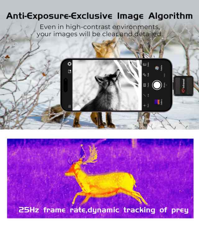 InfiRay Xinfrared T2 Pro サーマルカメラ iPhone 6s以降& iOS InfiRay Xinfrared T2 Pro サーマルカメラ iPhone 6s以降& iOS