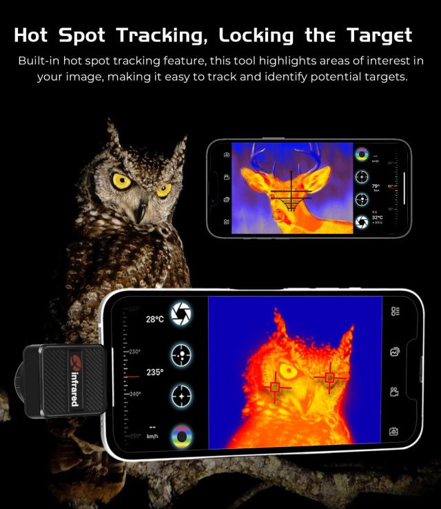 InfiRay Xinfrared T2 Pro サーマルカメラ iPhone 6s以降＆ iOS