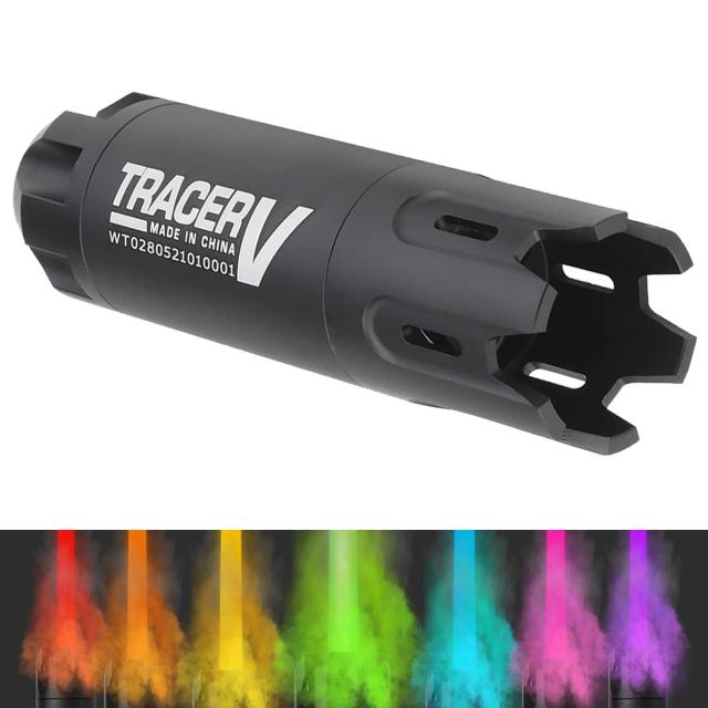 マズルフラッシュ機能付きBB弾トレーサー 銃火トレーサー 多色/単色