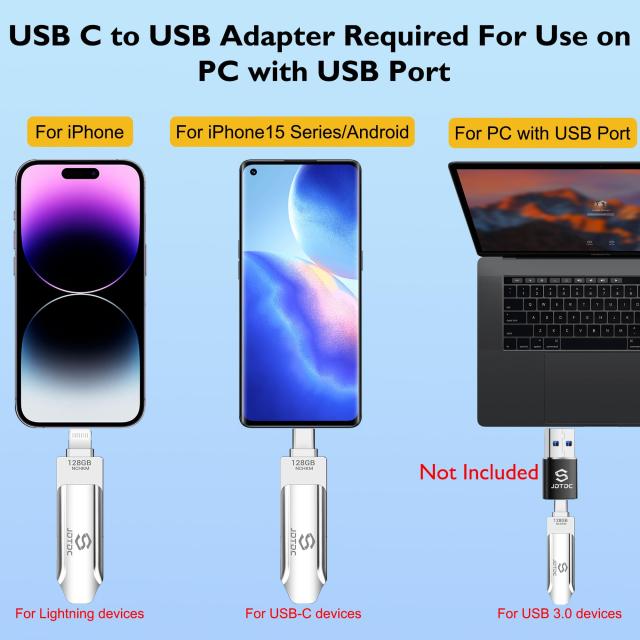 MFi 認証iPhone USBメモリフラッシュドライブ iPhone メモリー iPhone バックアップ iPad USBメモリ アイフォン USBメモリ フラッシュメ_5
