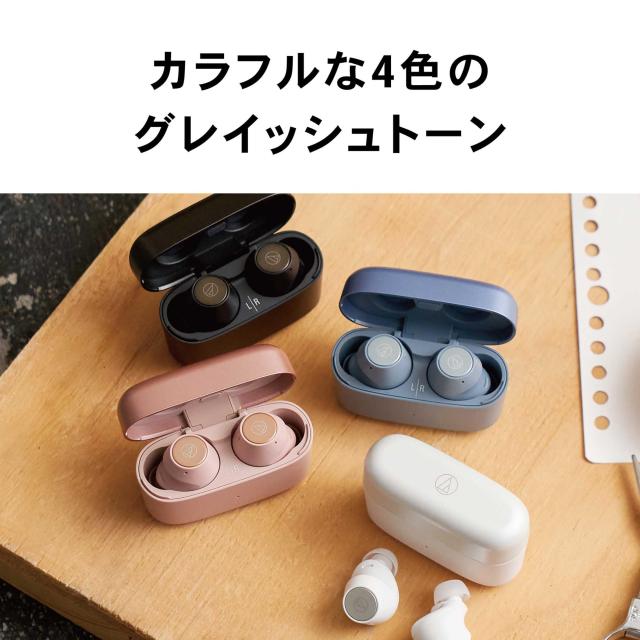 オーディオテクニカ ATH-CKS30TW BK ワイヤレスイヤホン bluetooth 【完全ワイヤレスイヤホン/重低音 / IP55 防水防塵規格/マルチポイン_3
