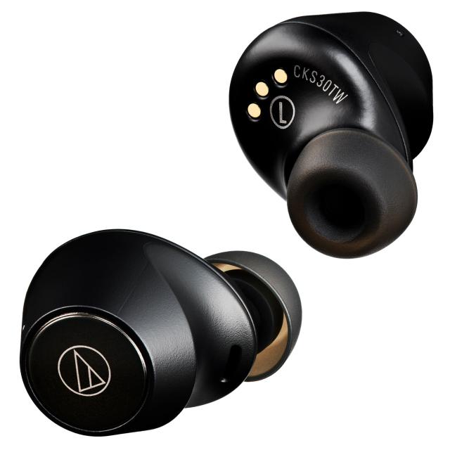 オーディオテクニカ ATH-CKS30TW BK ワイヤレスイヤホン bluetooth 【完全ワイヤレスイヤホン/重低音 / IP55 防水防塵規格/マルチポイン_8