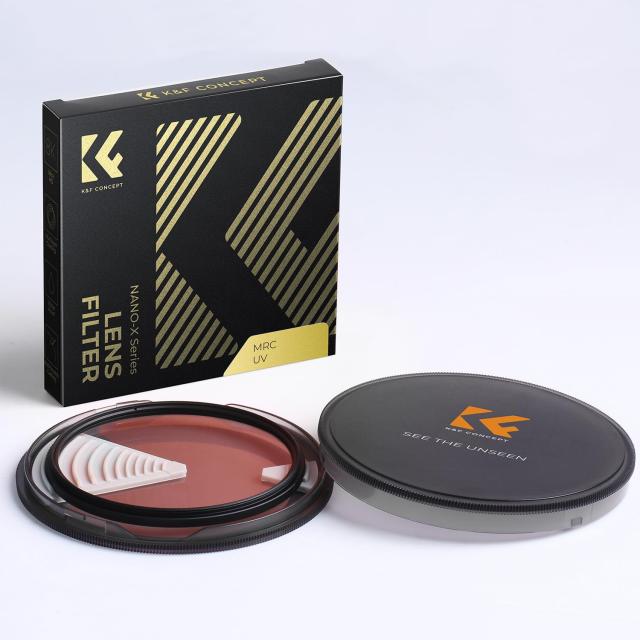 K＆F Concept 112mm レンズ保護フィルター Nikon Z 14-24mm f2.8Sレンズ専用 AGC光学ガラス 超解像力 高透過率 極薄 撥水防汚 キズ防止 紫_7
