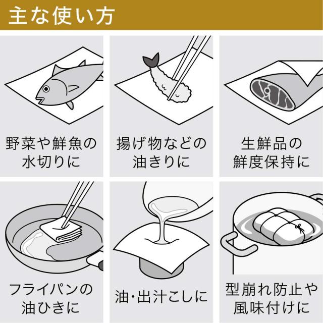 花王プロシリーズ【大容量】 【ケース販売】 花王 CHEF シェフ プレミアム M 100枚×2ロール 梱販売用 業務用 クッキングペーパー キッチ_3