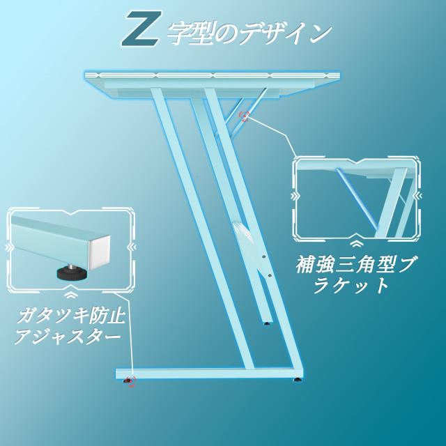 Victone ゲーミングデスク L字デスク「メーカー2年保証」 幅130cm パソコンデスク pcデスク L字型デスク パソコンコーナーデスク オフィ_4