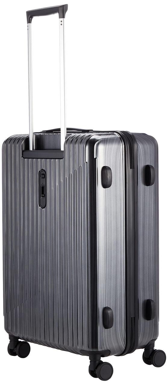 [エース] スーツケース キャリーケース キャリーバッグ mサイズ 3泊4日 4泊5日 60L キャスターストッパー 双輪キャスター 3.8kg クレスタ