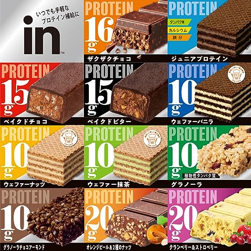inバー プロテイン ザクザクチョコ クランチチョコ (18本入×1箱